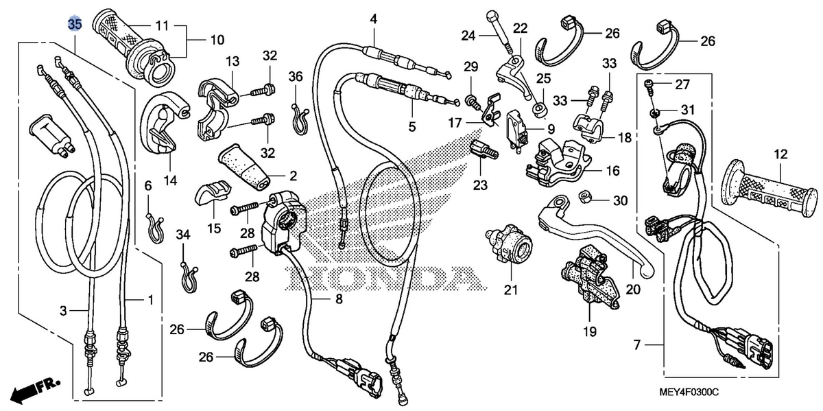 Honda OEM part 17900-MEY-A10