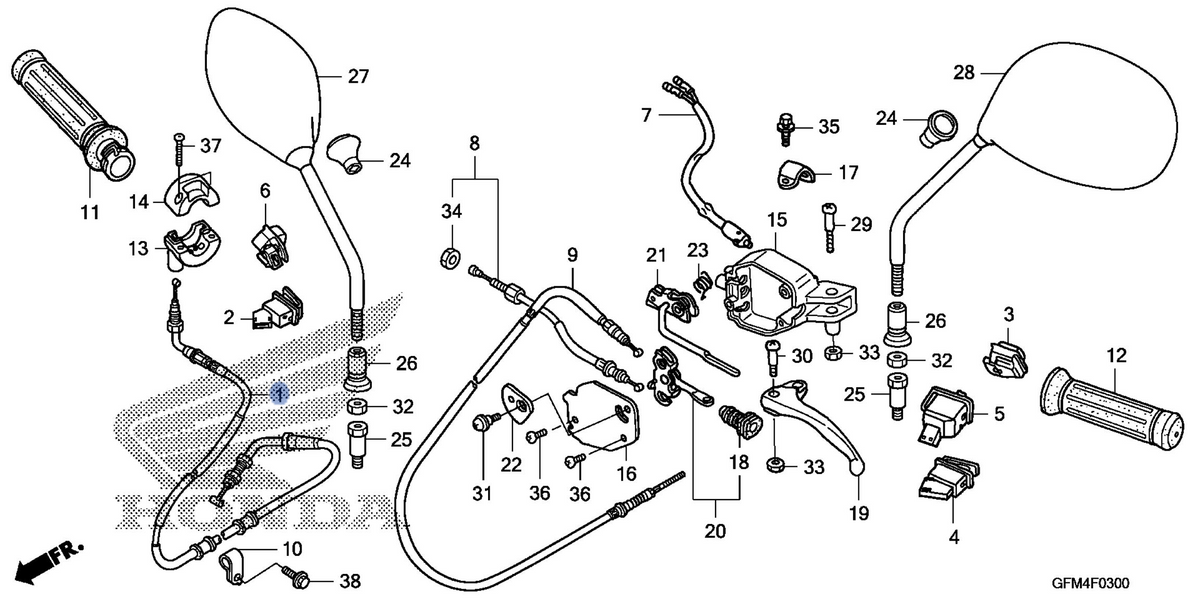 Honda OEM part 17910-GFM-971