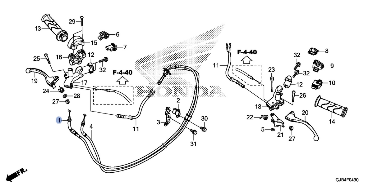 Honda OEM part 17910-GJA-J01