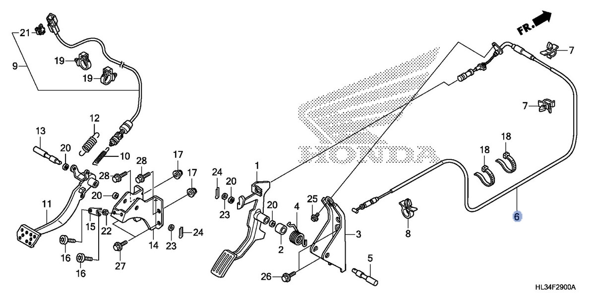 Honda OEM part 17910-HL3-A00