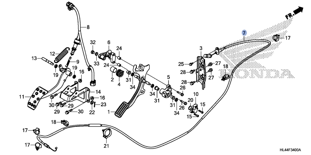Honda OEM part 17910-HL4-A01