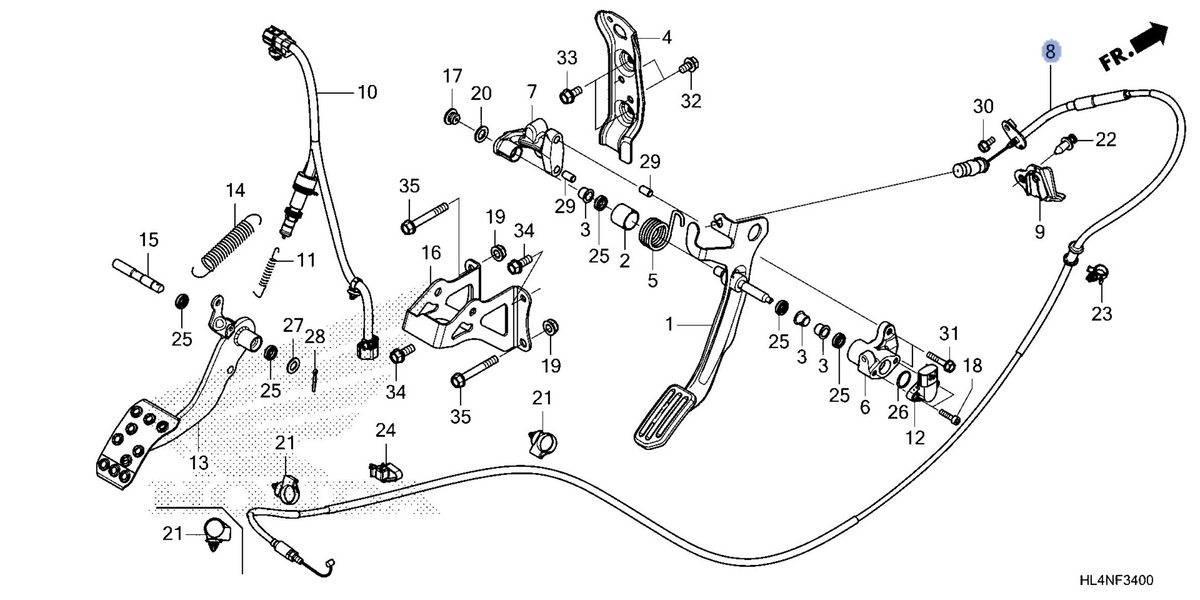 Honda OEM part 17910-HL4-AK1