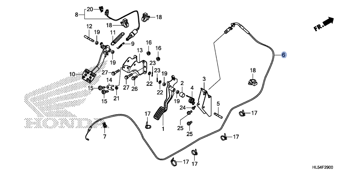 Honda OEM part 17910-HL5-A00