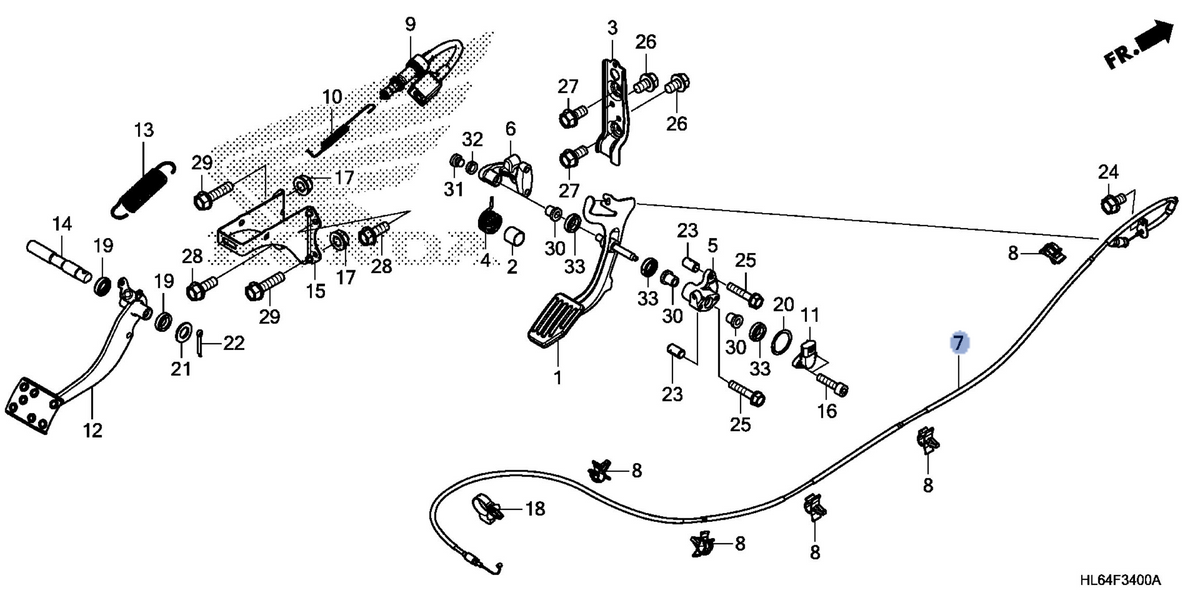 Honda OEM part 17910-HL6-A01