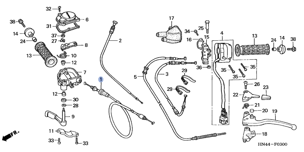 Honda OEM part 17910-HN5-670