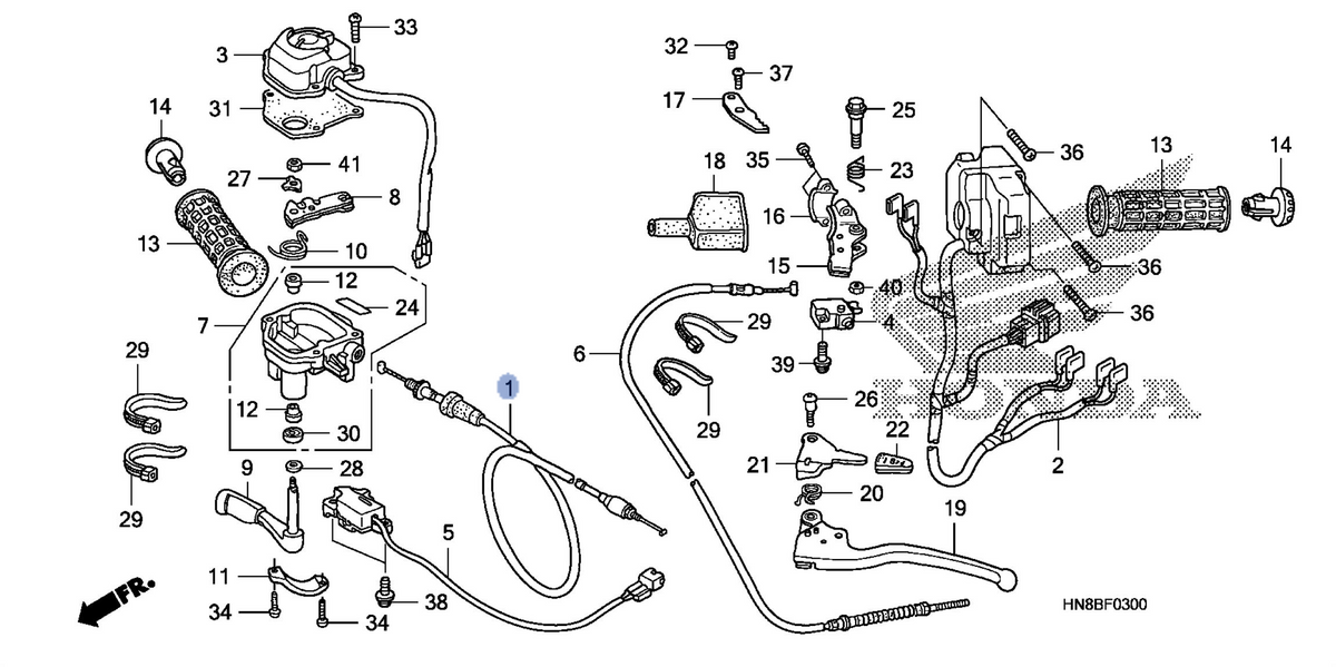 Honda OEM part 17910-HN8-000