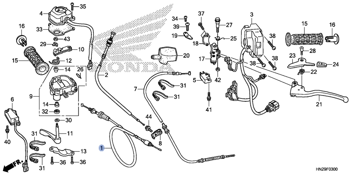 Honda OEM part 17910-HP0-A00