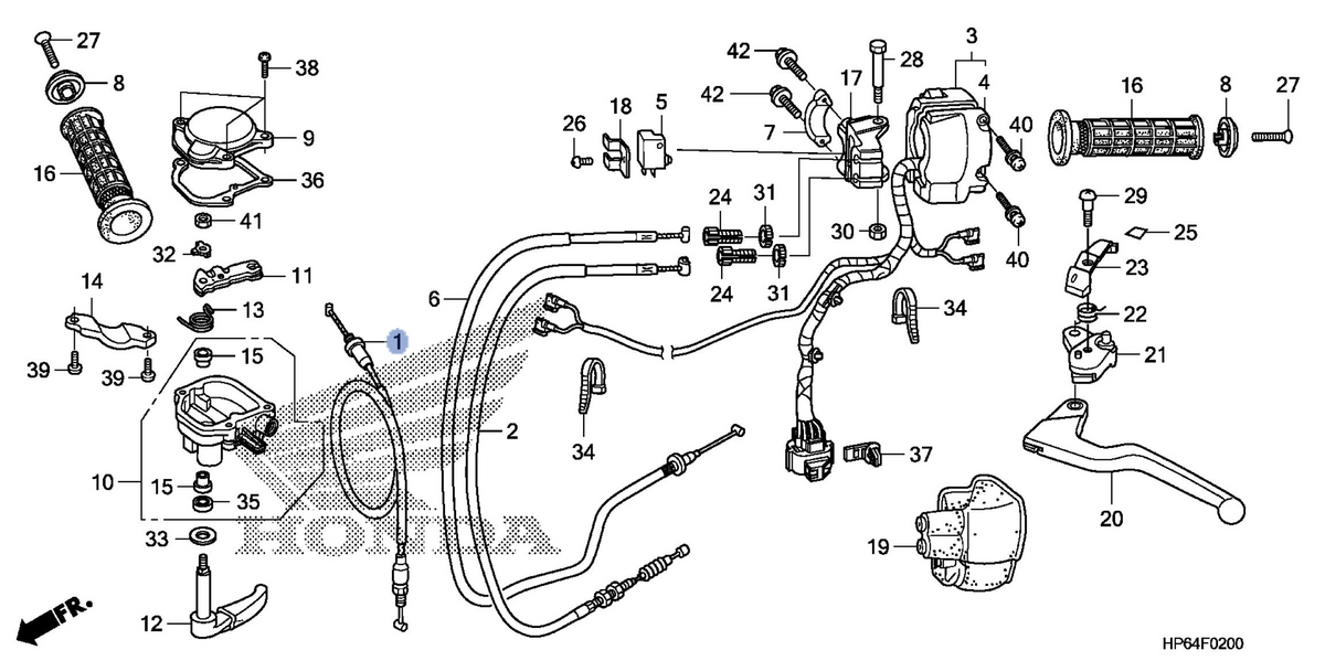 Honda OEM part 17910-HP6-A00