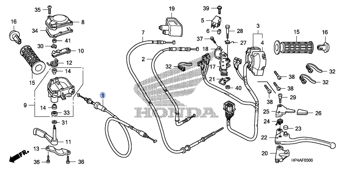 Honda OEM part 17910-HP7-A30