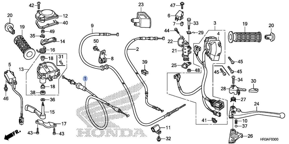 Honda OEM part 17910-HR3-A21