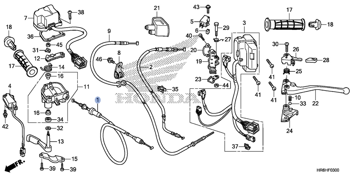 Honda OEM part 17910-HR6-A60