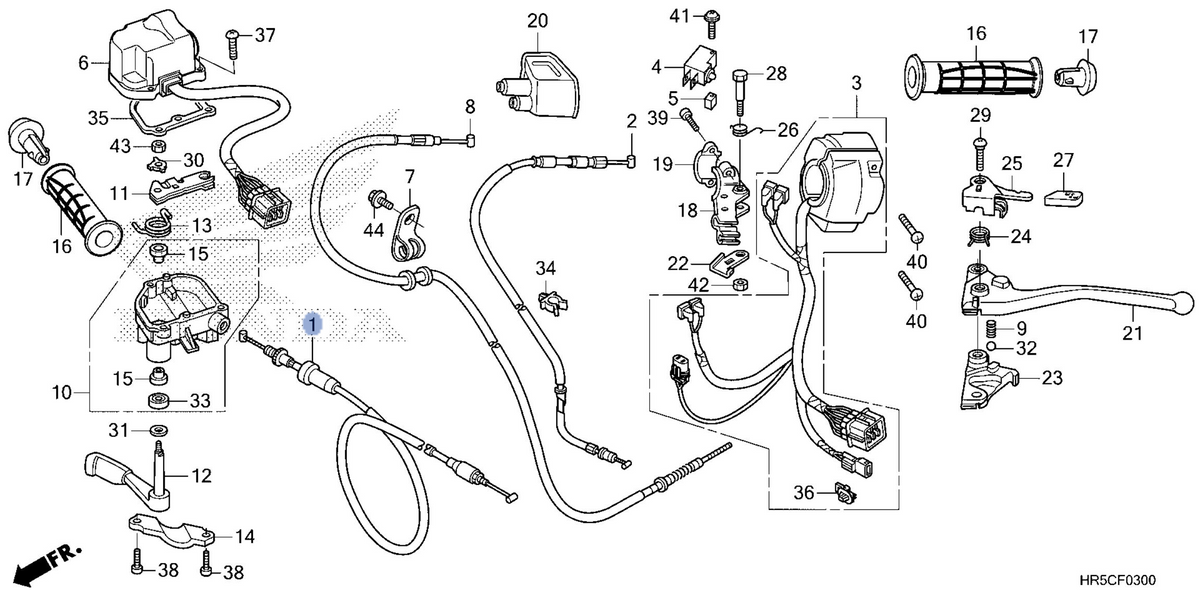 Honda OEM part 17910-HR6-MF1