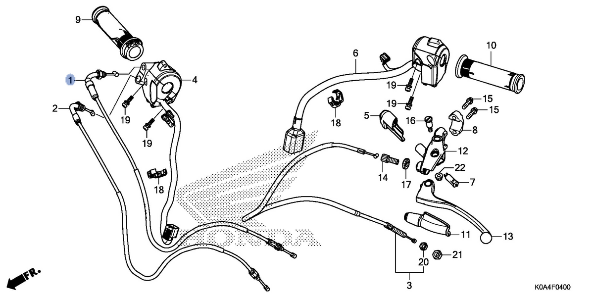 Honda OEM part 17910-K0A-E11