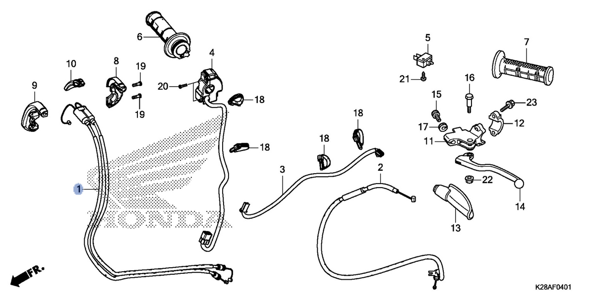 Honda OEM part 17910-K28-A61