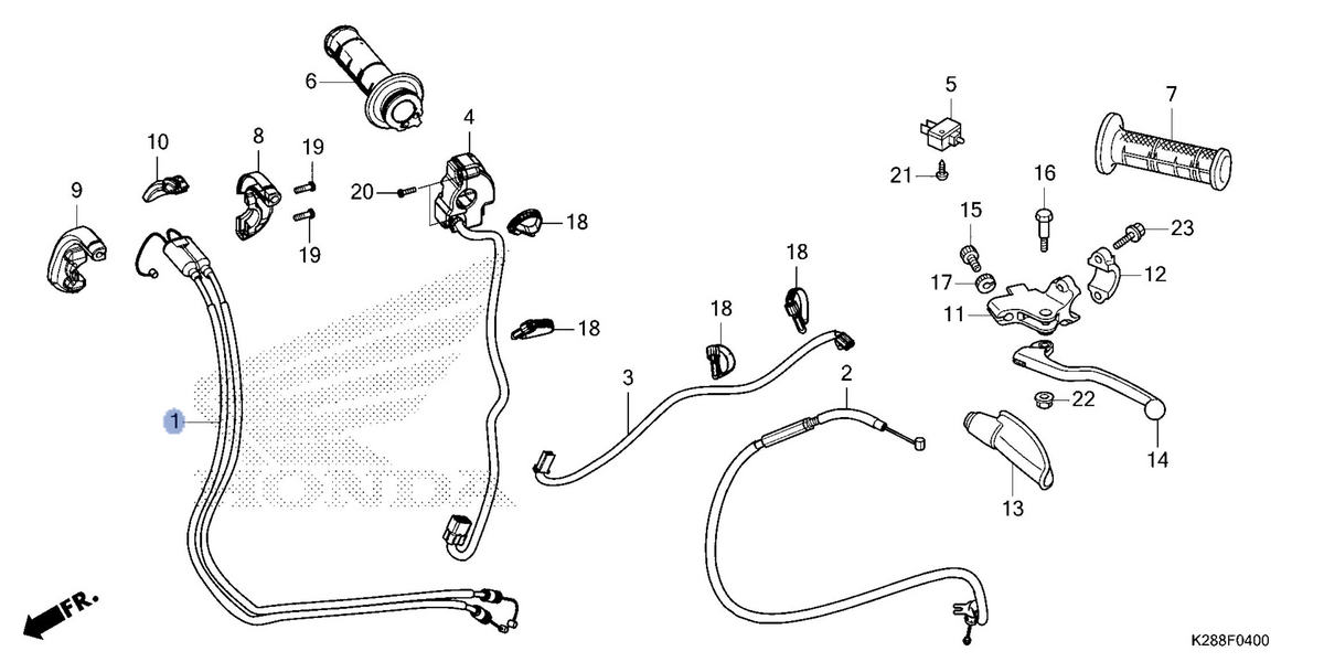 Honda OEM part 17910-K28-A71