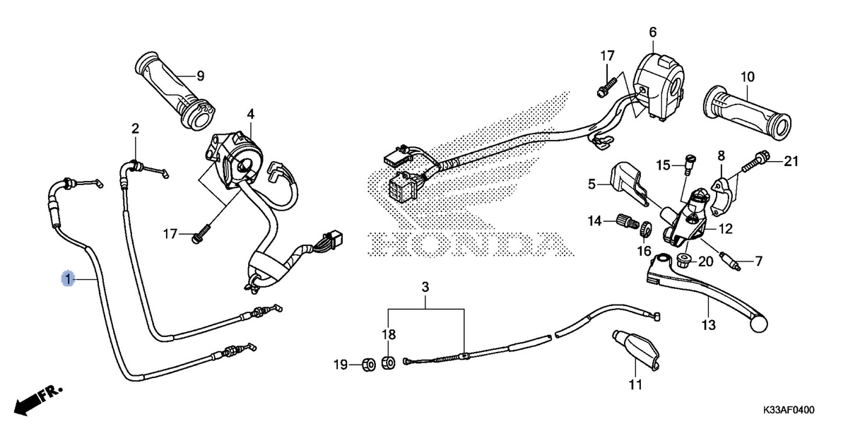 Honda OEM part 17910-K33-700