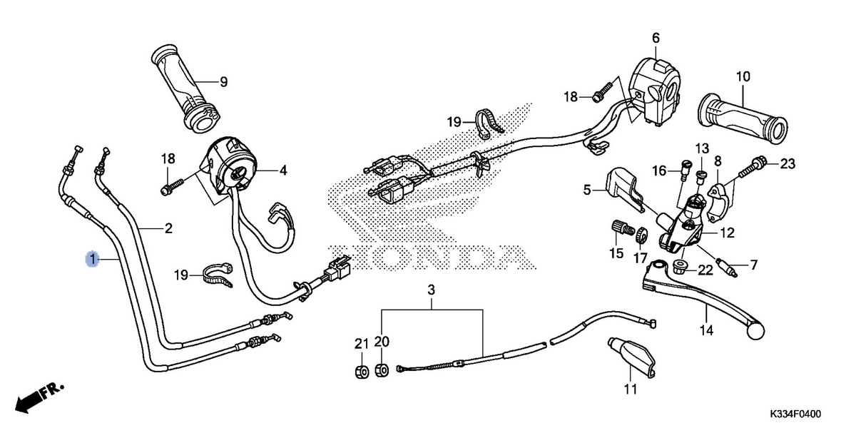 Honda OEM part 17910-K33-D00