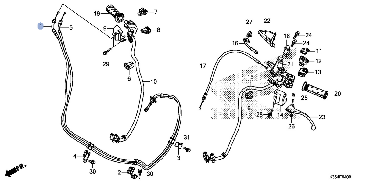 Honda OEM part 17910-K35-V01