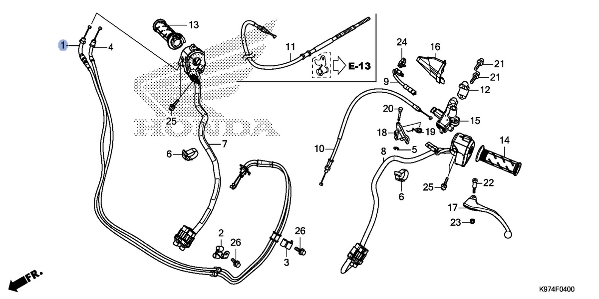 Honda OEM part 17910-K97-T01