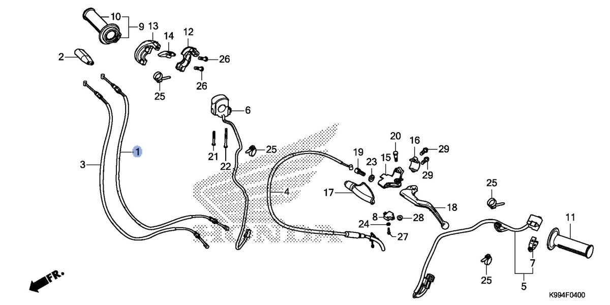 Honda OEM part 17910-K99-A01