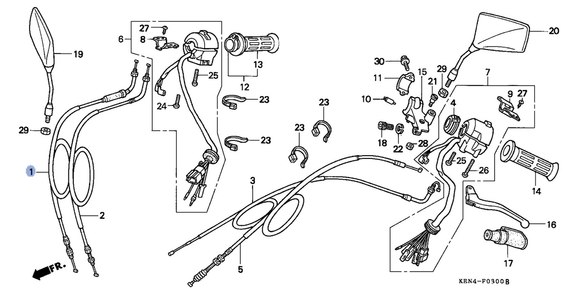 Honda OEM part 17910-KEN-670