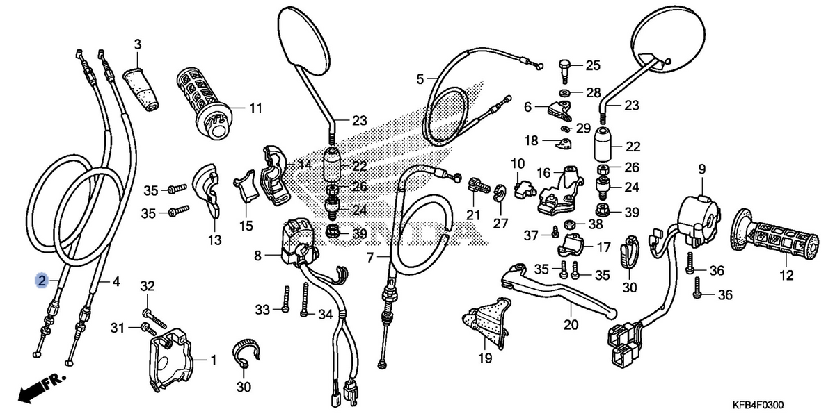 Honda OEM part 17910-KFB-840