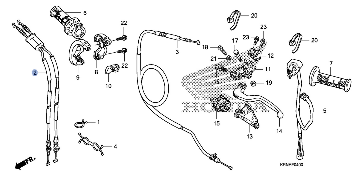 Honda OEM part 17910-KRN-A40