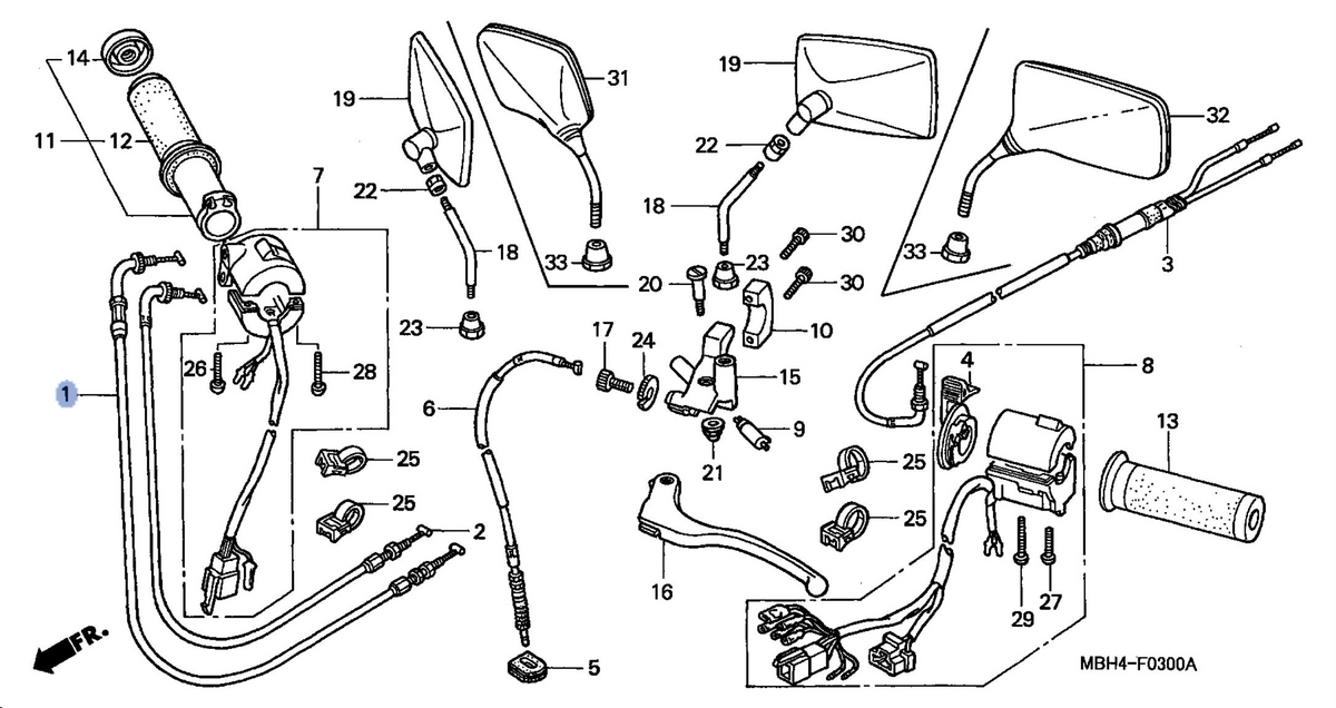 Honda OEM part 17910-MBH-000