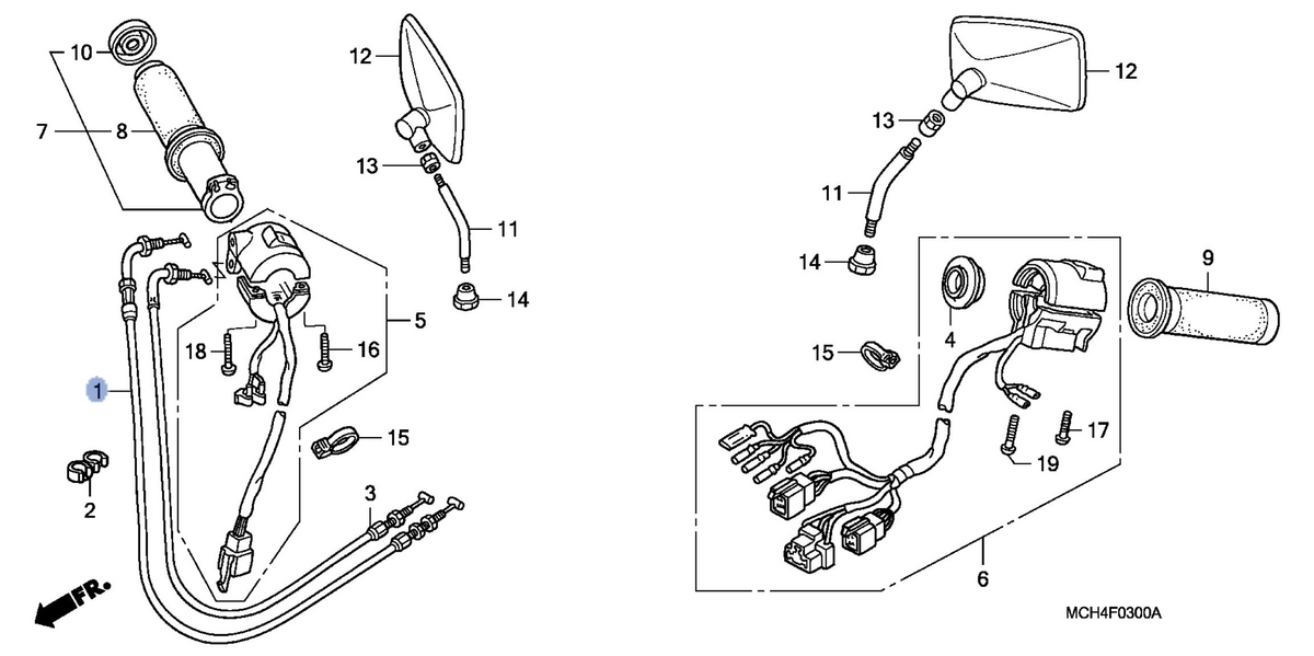 Honda OEM part 17910-MCH-000