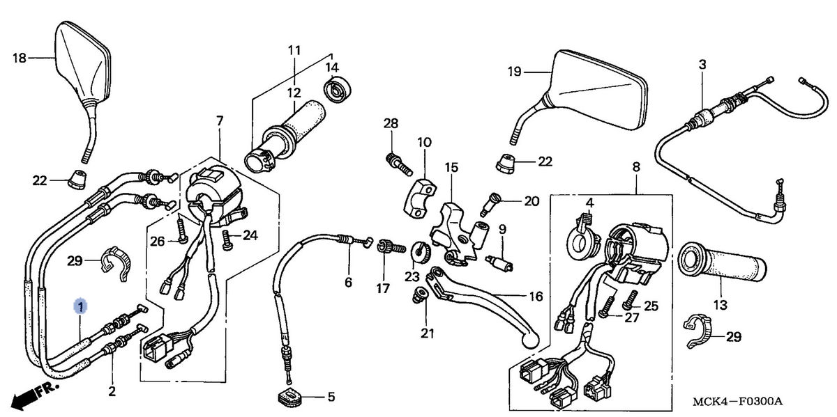 Honda OEM part 17910-MCK-A00