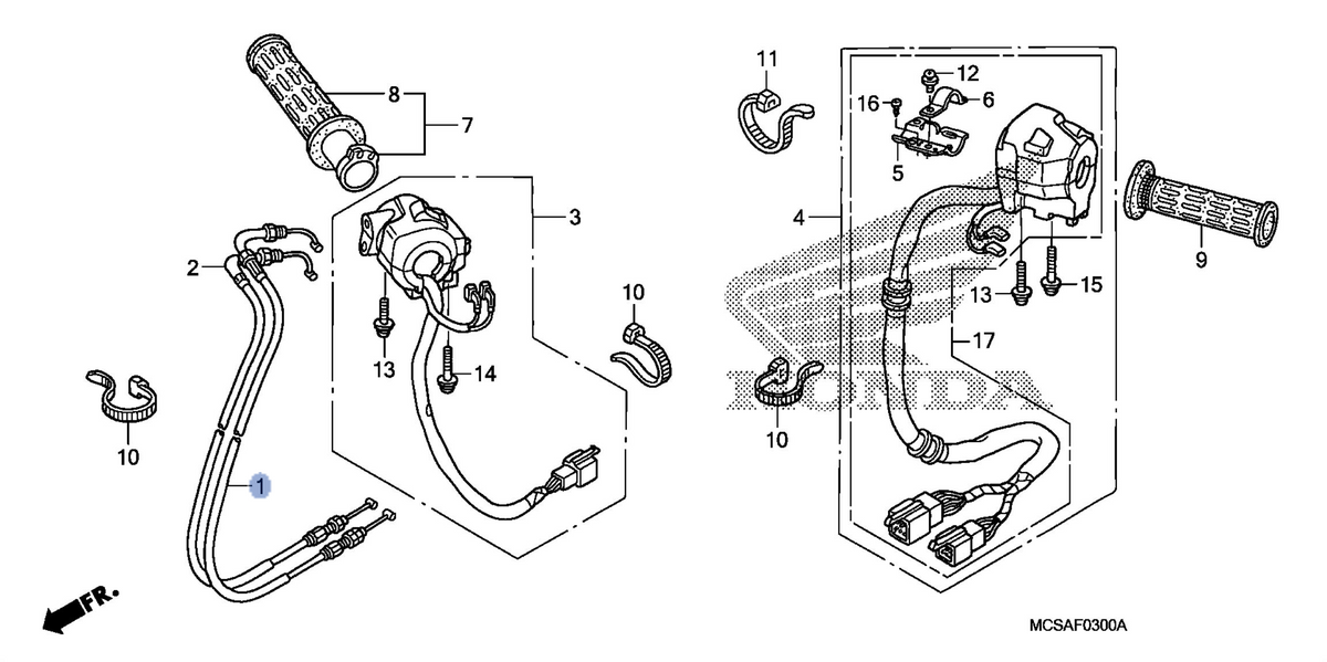 Honda OEM part 17910-MCS-D90