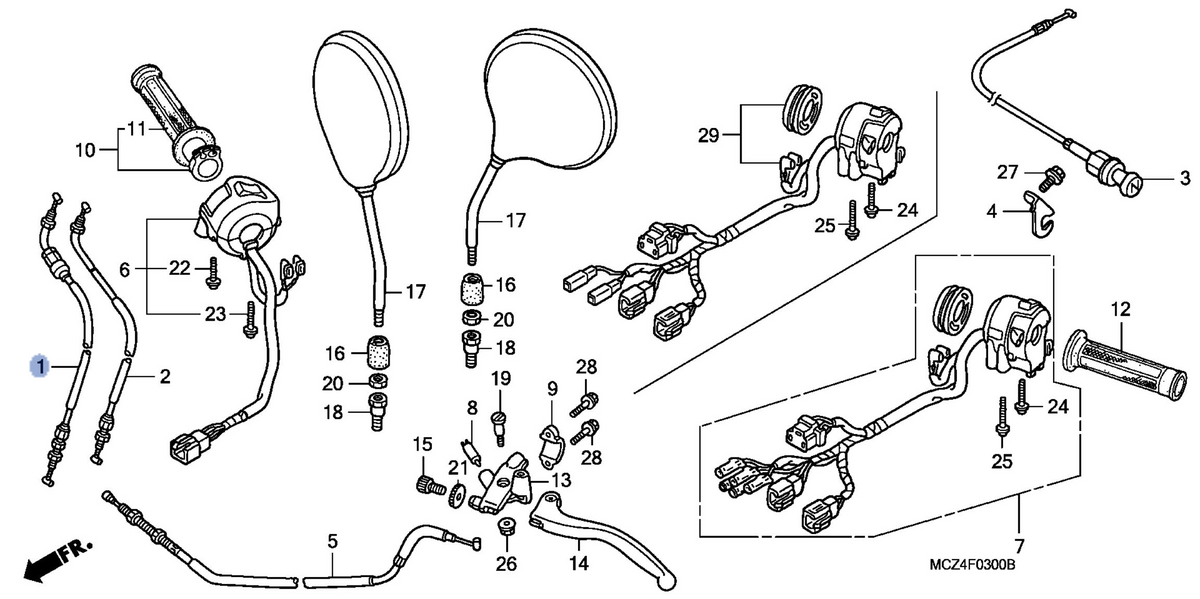 Honda OEM part 17910-MCZ-000
