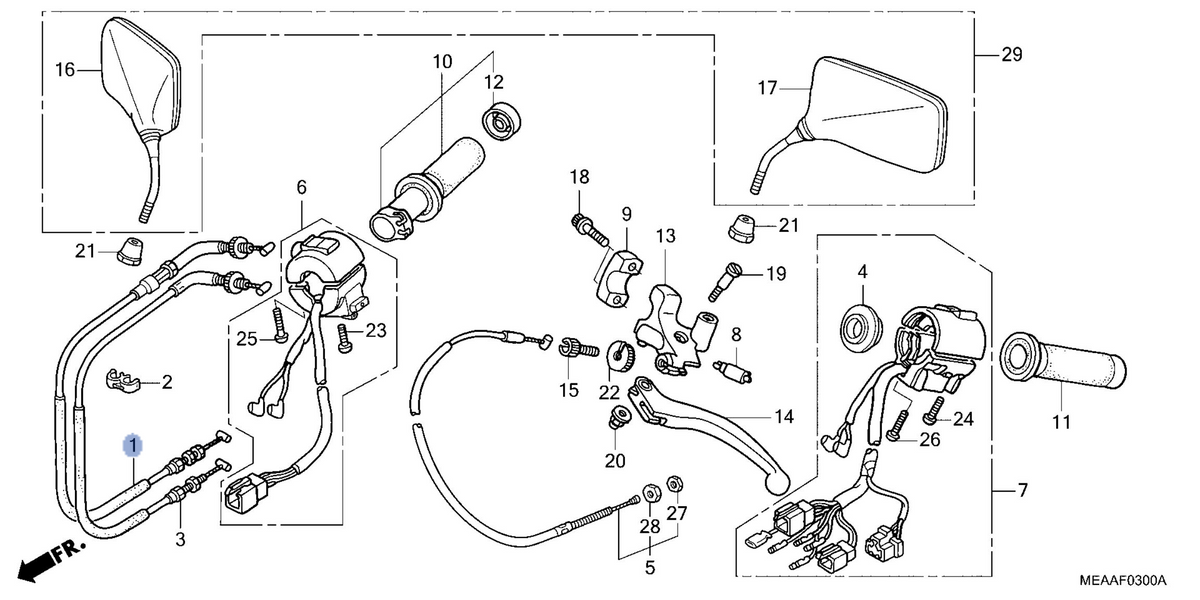 Honda OEM part 17910-MEA-A50