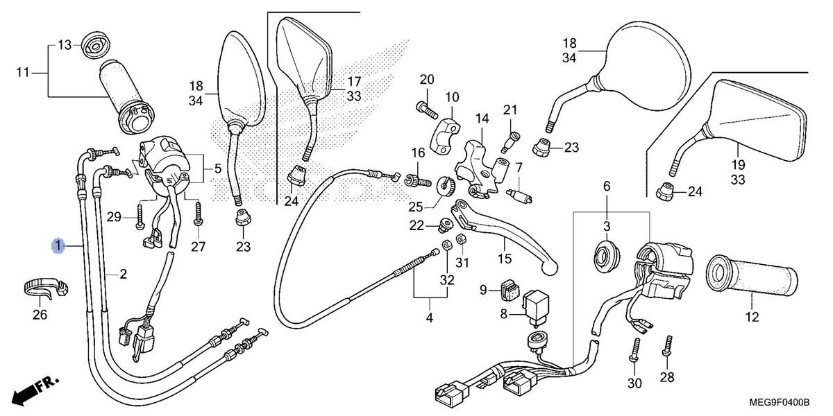 Honda OEM part 17910-MEG-D50