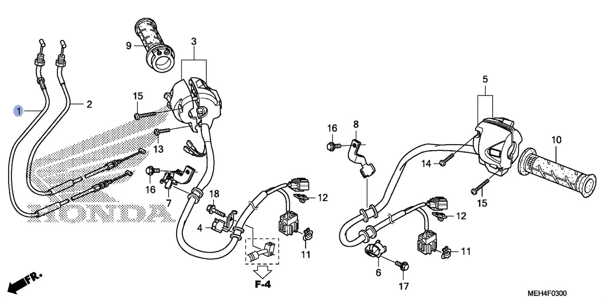 Honda OEM part 17910-MEH-003