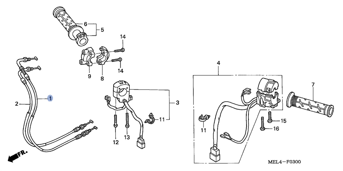 Honda OEM part 17910-MEL-000