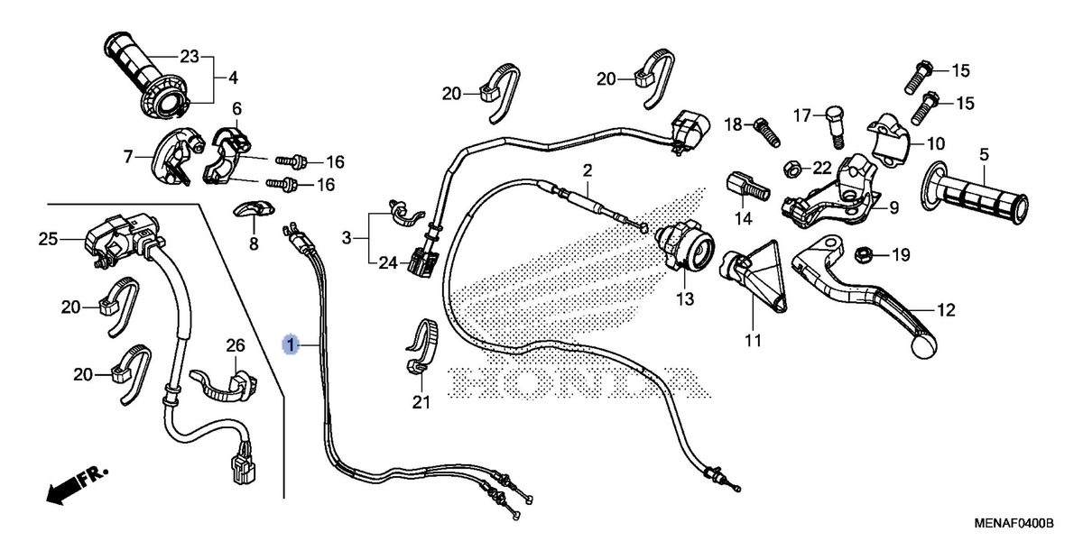 Honda OEM part 17910-MEN-B11