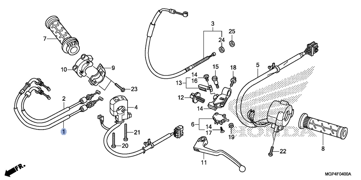 Honda OEM part 17910-MFL-000