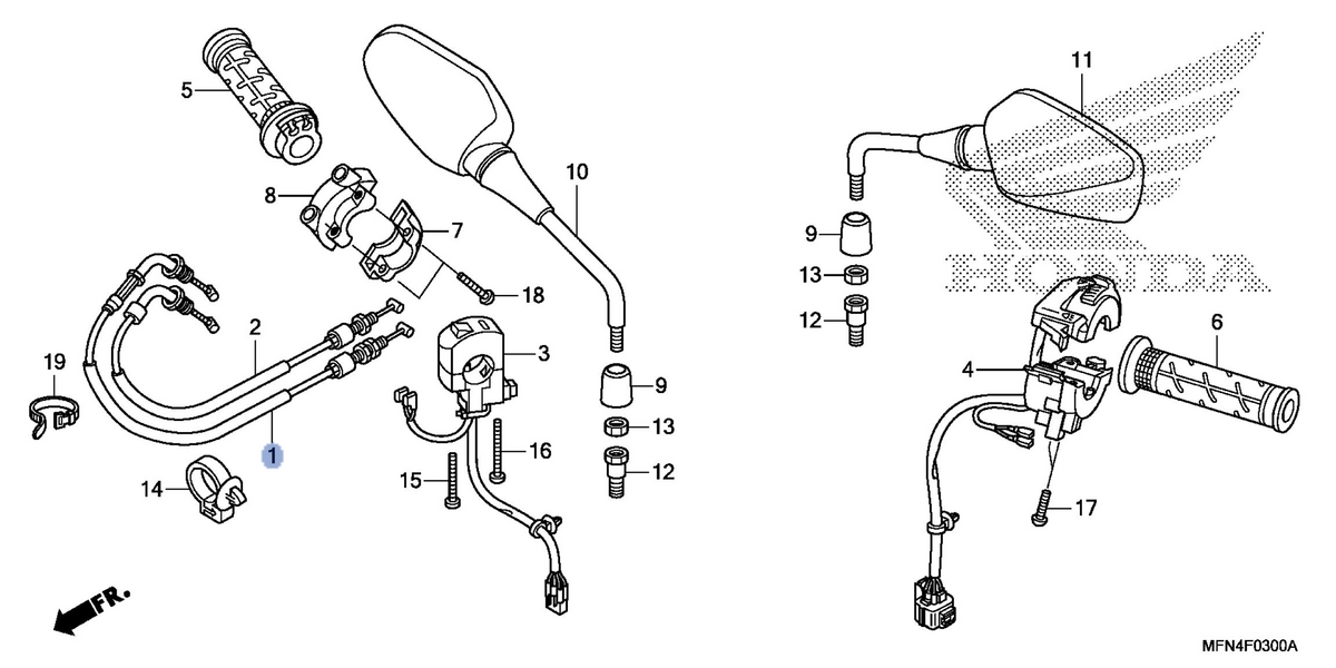 Honda OEM part 17910-MFN-D61