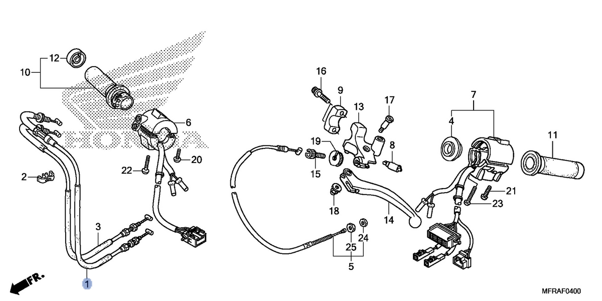 Honda OEM part 17910-MFR-670