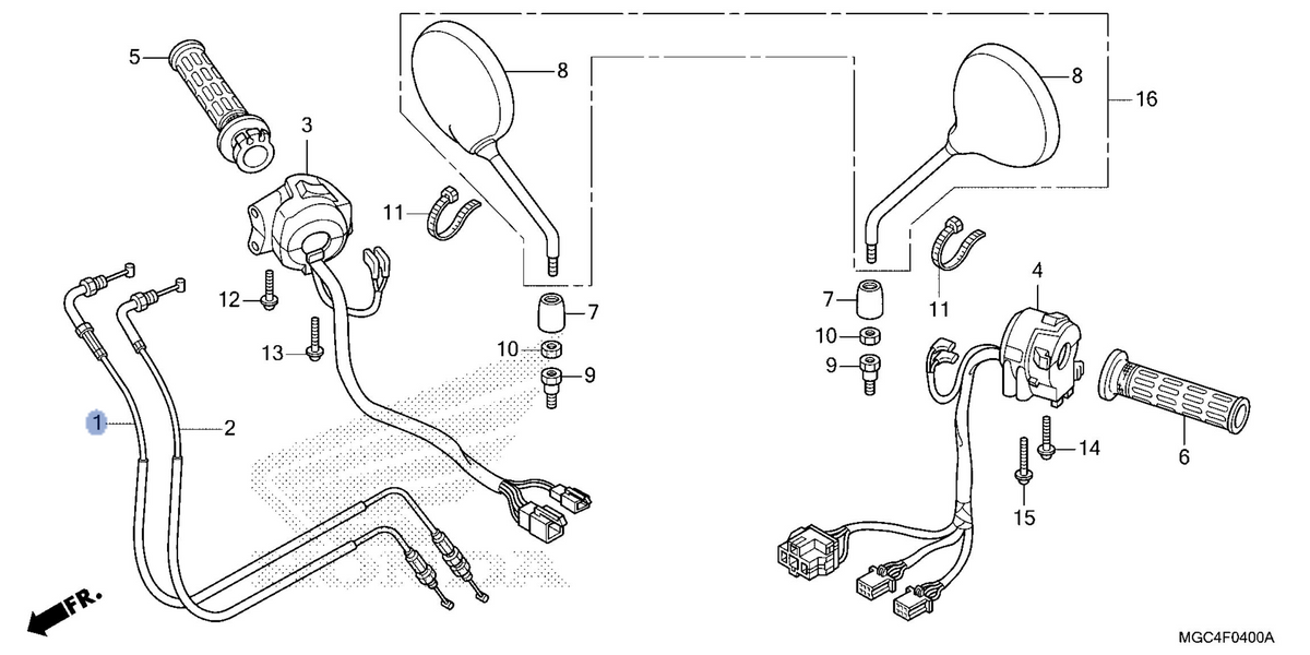 Honda OEM part 17910-MGC-D31
