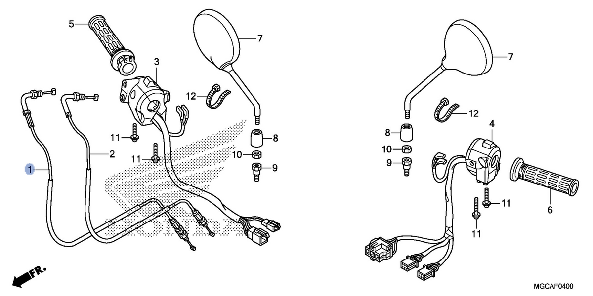 Honda OEM part 17910-MGC-N21