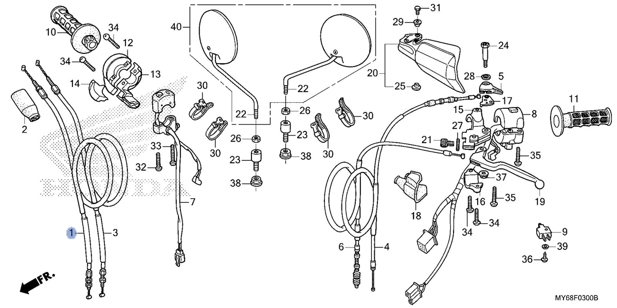 Honda OEM part 17910-MGW-A11