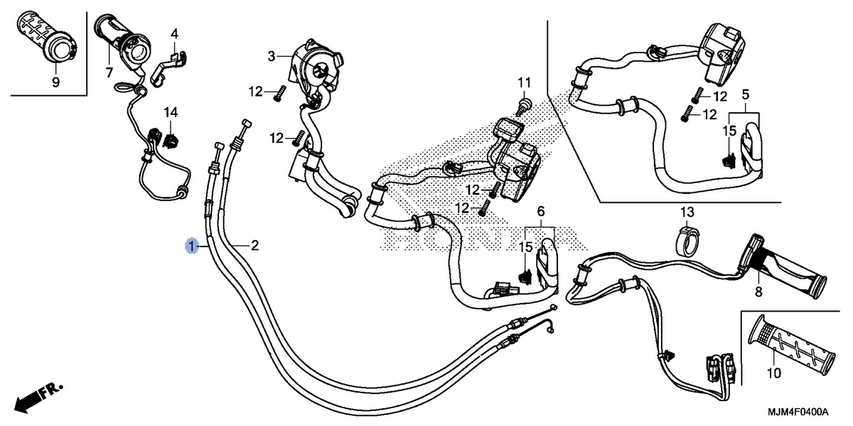 Honda OEM part 17910-MJM-D11