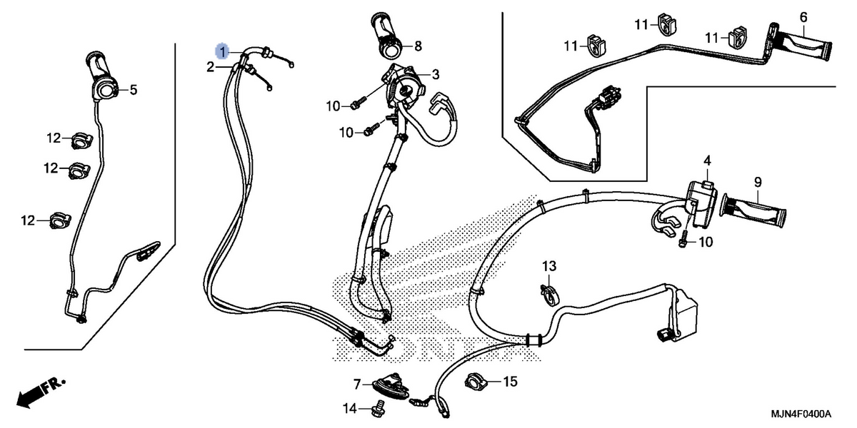 Honda OEM part 17910-MJN-A01