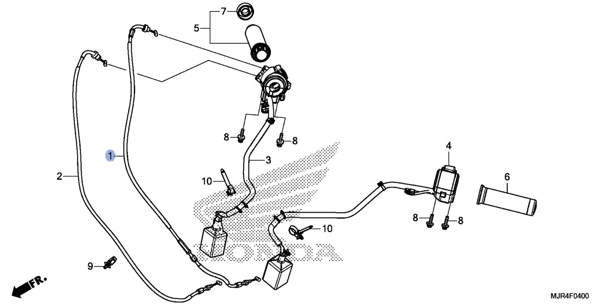 Honda OEM part 17910-MJR-671