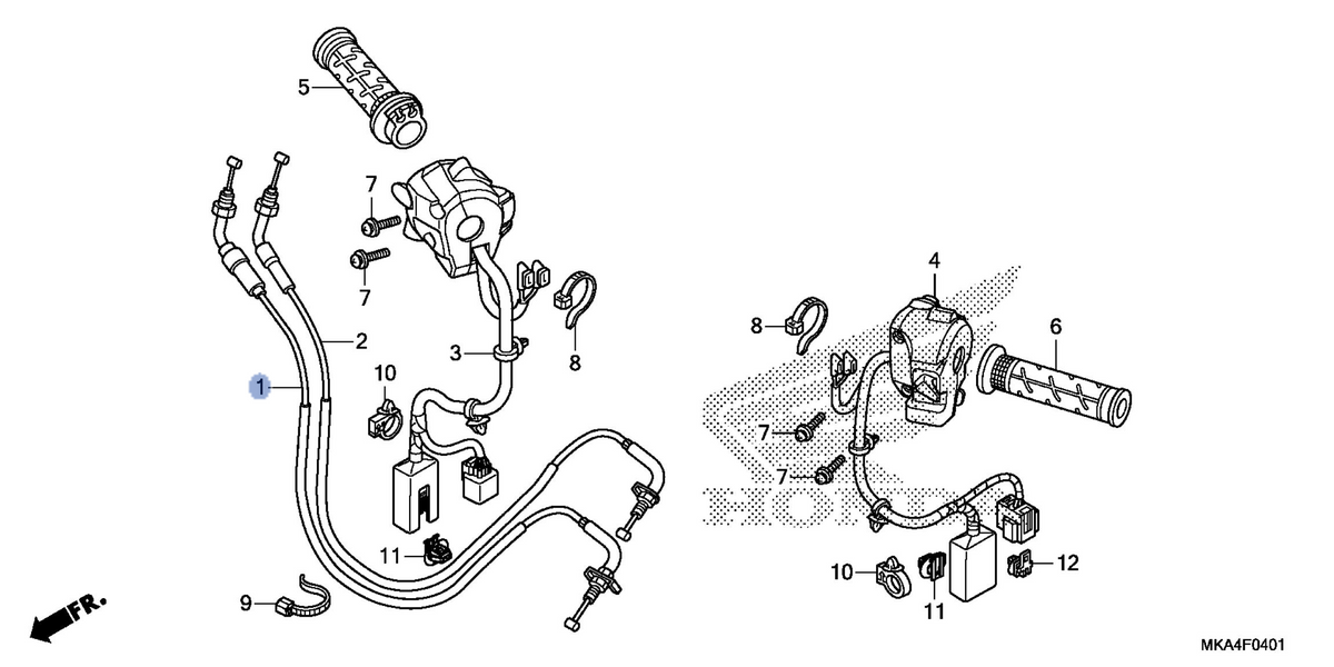 Honda OEM part 17910-MKA-D51