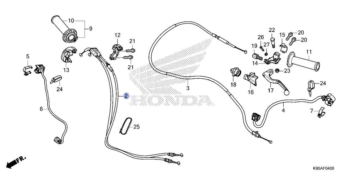 Honda OEM part 17910-MKE-AF1