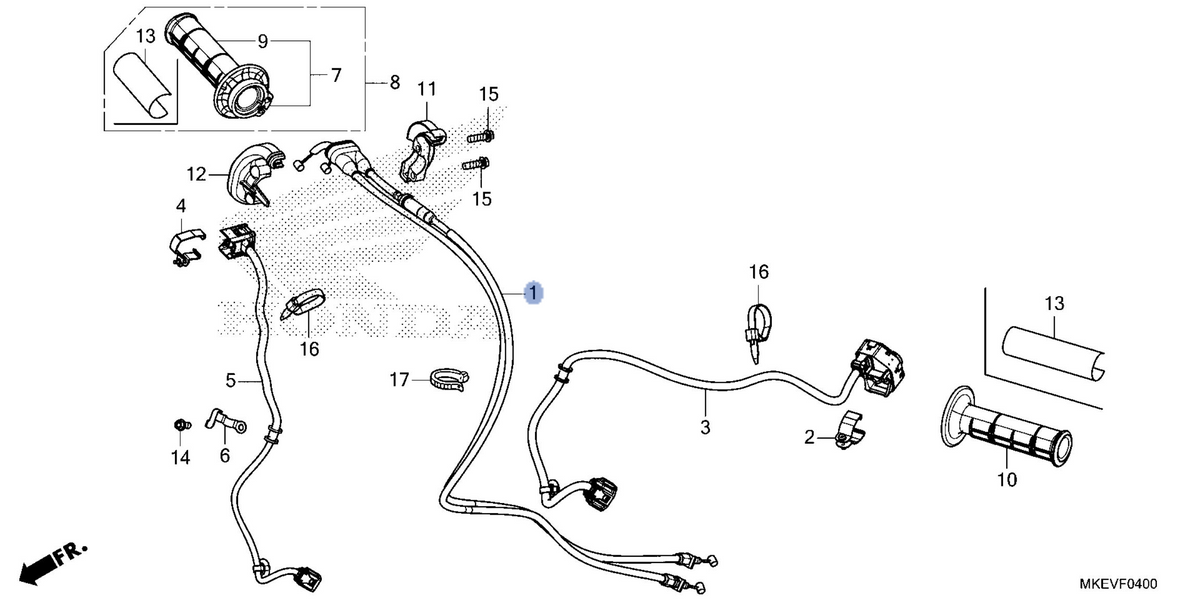 Honda OEM part 17910-MKE-B51