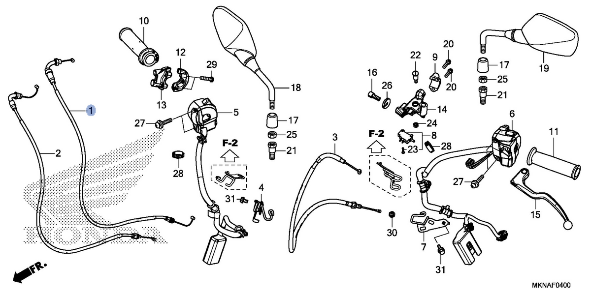 Honda OEM part 17910-MKN-D51